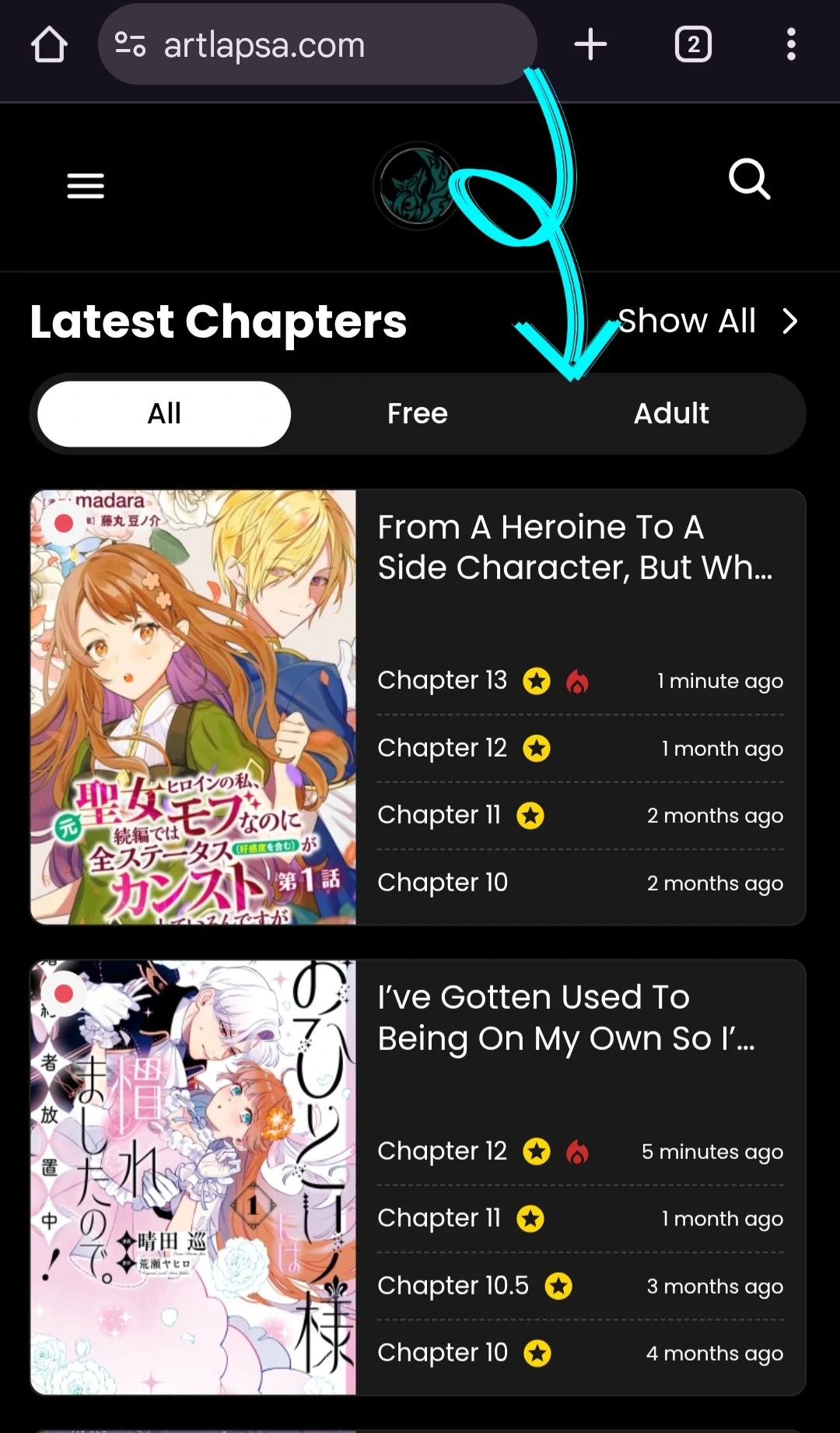 From a Heroine to Just a Side Character… But Why is Everyone Obsessed with Me?! - Chapter 6 - Page 1